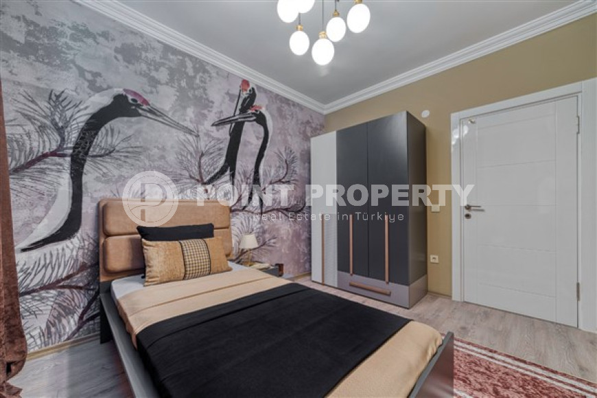 Меблированная уютная квартира с двумя спальнями, 95м², в районе Кестель, Алания-id-2054-фото-33