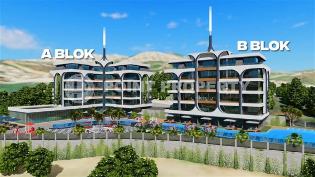 Investment project of a cozy complex with infrastructure in the elite area of Kargicak, 800m from the sea-id-2056-photo-1