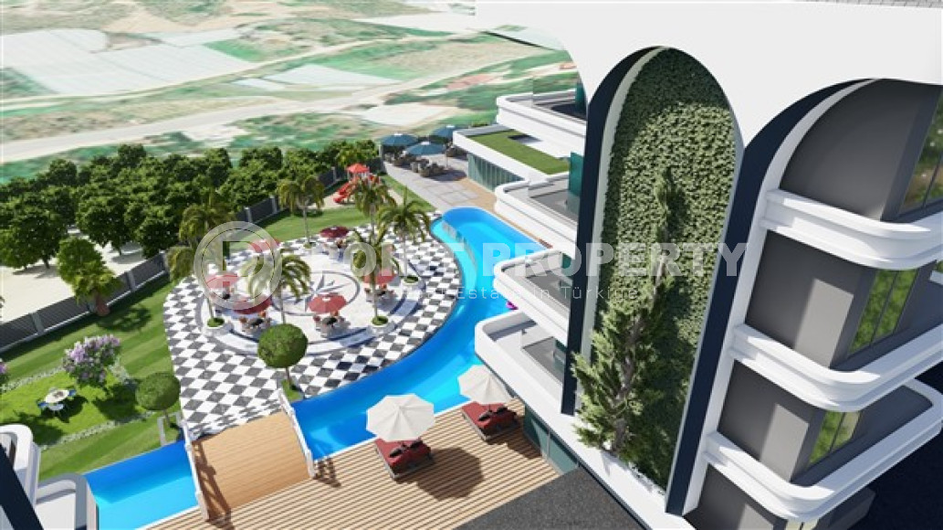 Investment project of a cozy complex with infrastructure in the elite area of Kargicak, 800m from the sea-id-2056-photo-7