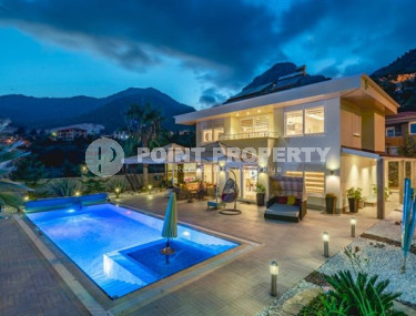 Меблированная трехэтажная вилла 2+2, 330м², в районе Алании Чиплаклы, в 1,5км от центра района-id-2057-фото-2