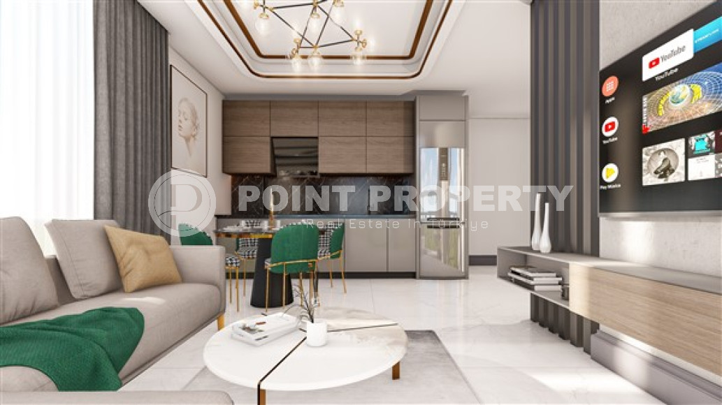 Apartments of different layouts, 52-115m², from the developer with interest-free installments in the Oba area, Alanya-id-2059-photo-2