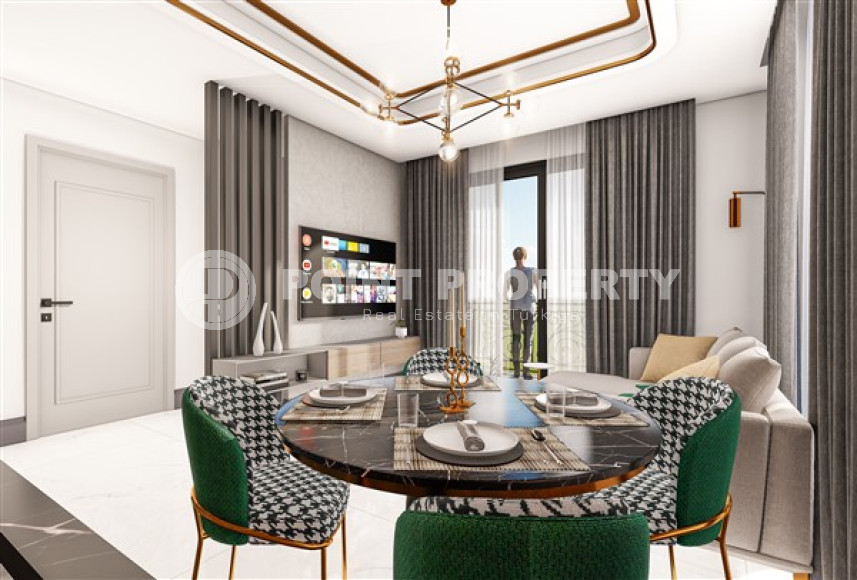 Apartments of different layouts, 52-115m², from the developer with interest-free installments in the Oba area, Alanya-id-2059-photo-4