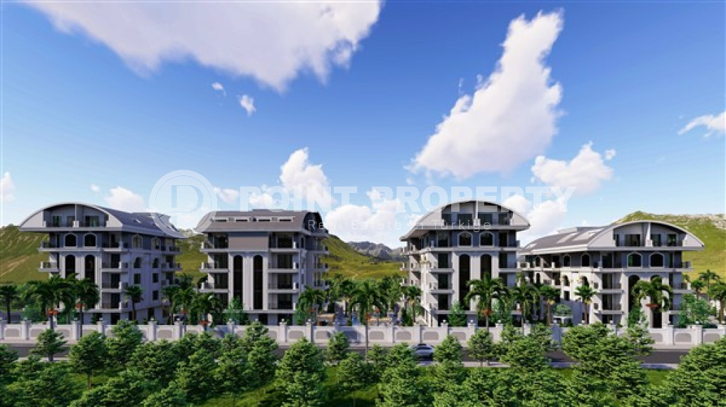 Apartments of different layouts, 52-115m², from the developer with interest-free installments in the Oba area, Alanya-id-2059-photo-12