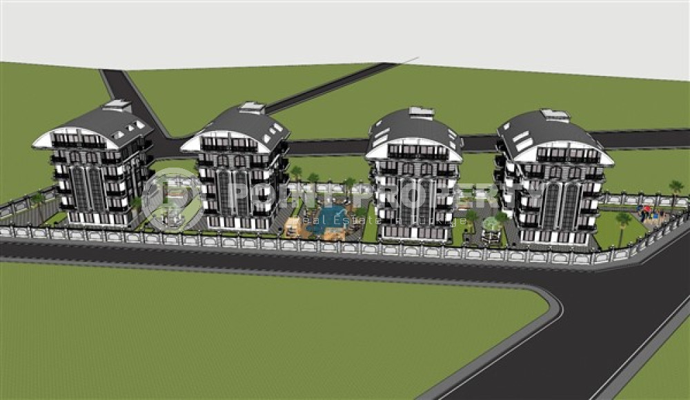 Apartments of different layouts, 52-115m², from the developer with interest-free installments in the Oba area, Alanya-id-2059-photo-27