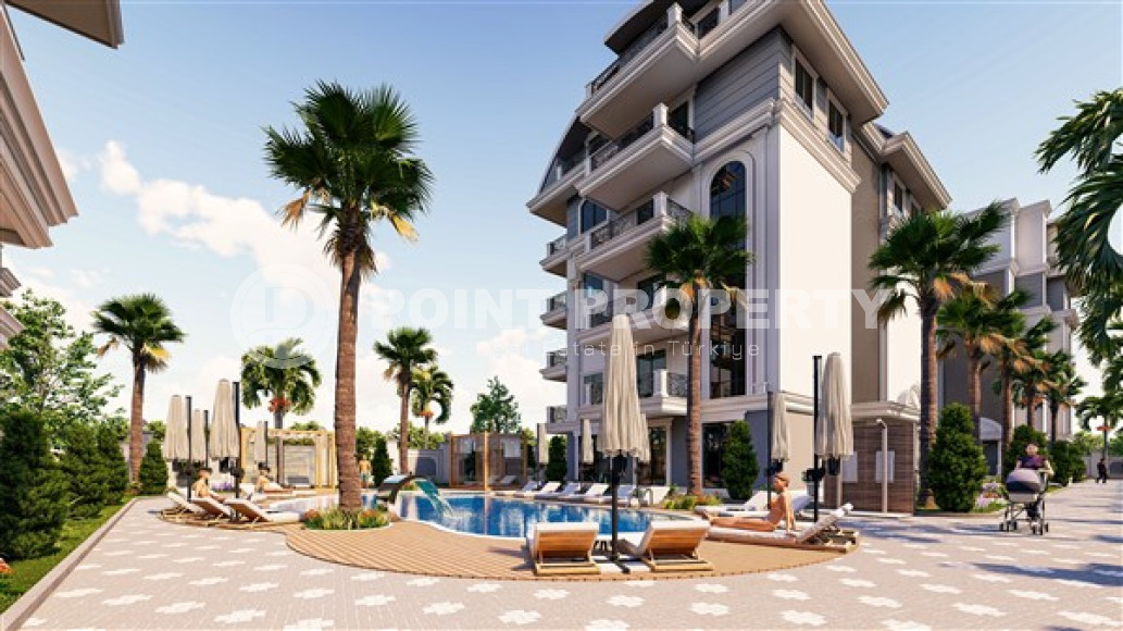 Apartments of different layouts, 52-115m², from the developer with interest-free installments in the Oba area, Alanya-id-2059-photo-31