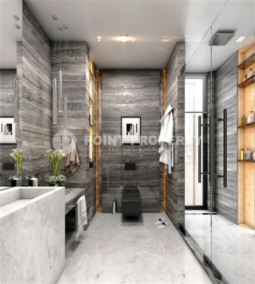 4+1 premium villas 660-680 m2 with panoramic views of the sea and the fortress. Alanya, Center-id-1014-photo-11