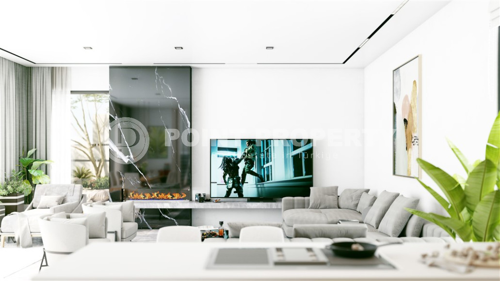 4+1 premium villas 660-680 m2 with panoramic views of the sea and the fortress. Alanya, Center-id-1014-photo-12