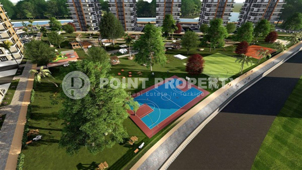 Three bedroom apartments, 135-140m², in a new large-scale residence in the Tarsus area, Mersin-id-2065-photo-3