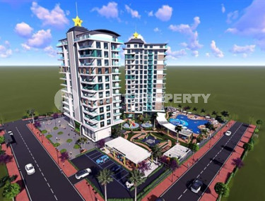 One bedroom apartment, 51m², in a luxury complex under construction in Mahmutlar, Alanya-id-2066-photo-2