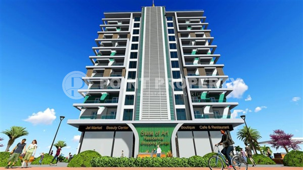 One bedroom apartment, 51m², in a luxury complex under construction in Mahmutlar, Alanya-id-2066-photo-3