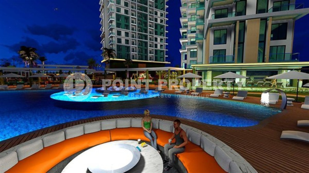 One bedroom apartment, 51m², in a luxury complex under construction in Mahmutlar, Alanya-id-2066-photo-4
