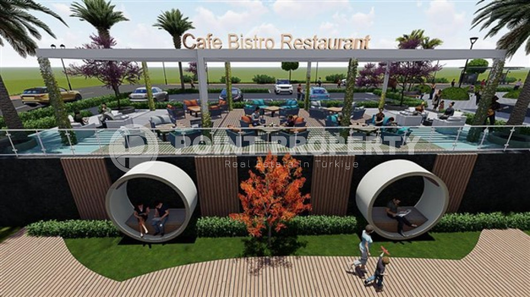 One bedroom apartment, 51m², in a luxury complex under construction in Mahmutlar, Alanya-id-2066-photo-9