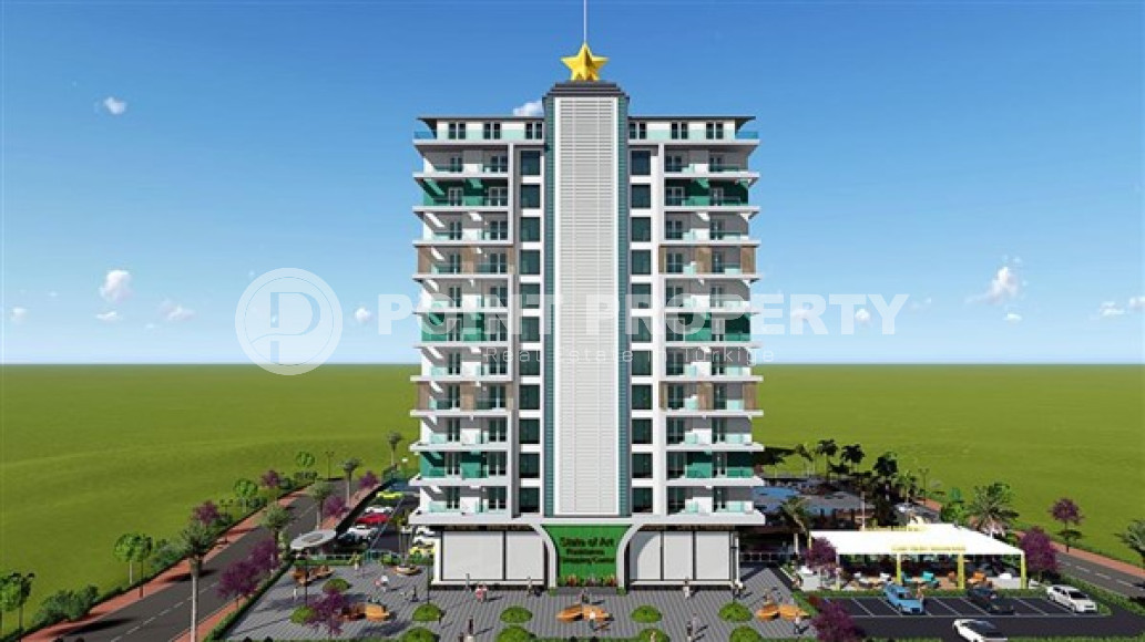 One bedroom apartment, 51m², in a luxury complex under construction in Mahmutlar, Alanya-id-2066-photo-13