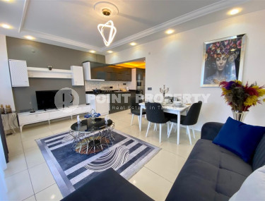 3-room apartment with furniture and appliances in the center of Alanya, Cleopatra. 80 sq.m.-id-1157-photo-3