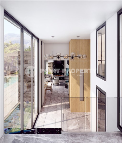 4+1 premium villas 660-680 m2 with panoramic views of the sea and the fortress. Alanya, Center-id-1014-photo-14