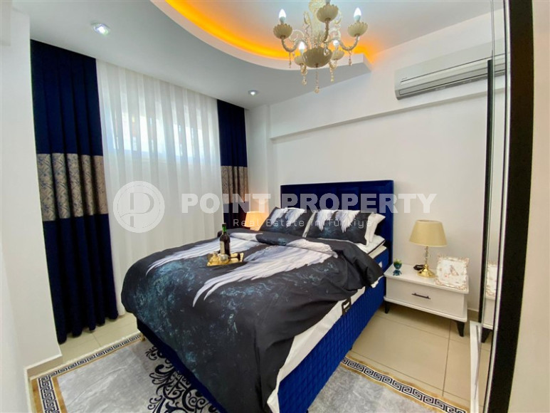 3-room apartment with furniture and appliances in the center of Alanya, Cleopatra. 80 sq.m.-id-1157-photo-8