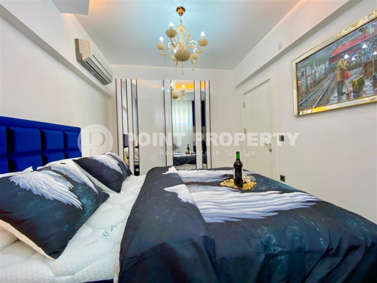 3-room apartment with furniture and appliances in the center of Alanya, Cleopatra. 80 sq.m.-id-1157-photo-9