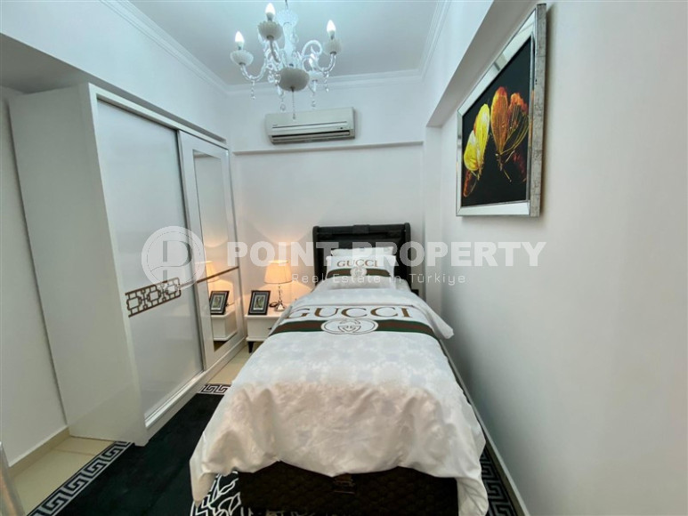 3-room apartment with furniture and appliances in the center of Alanya, Cleopatra. 80 sq.m.-id-1157-photo-10