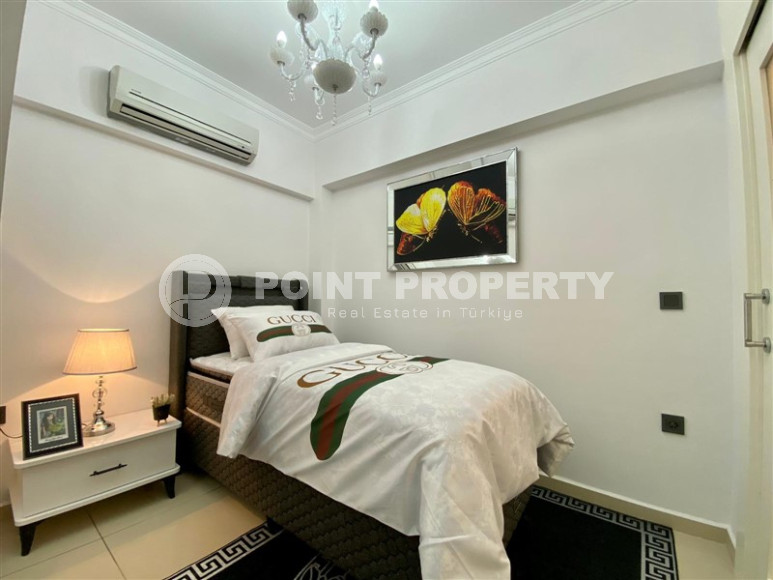 3-room apartment with furniture and appliances in the center of Alanya, Cleopatra. 80 sq.m.-id-1157-photo-11