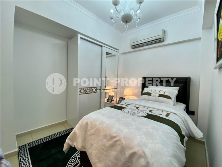 3-room apartment with furniture and appliances in the center of Alanya, Cleopatra. 80 sq.m.-id-1157-photo-12