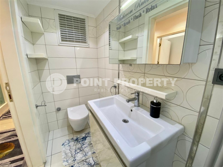 3-room apartment with furniture and appliances in the center of Alanya, Cleopatra. 80 sq.m.-id-1157-photo-13