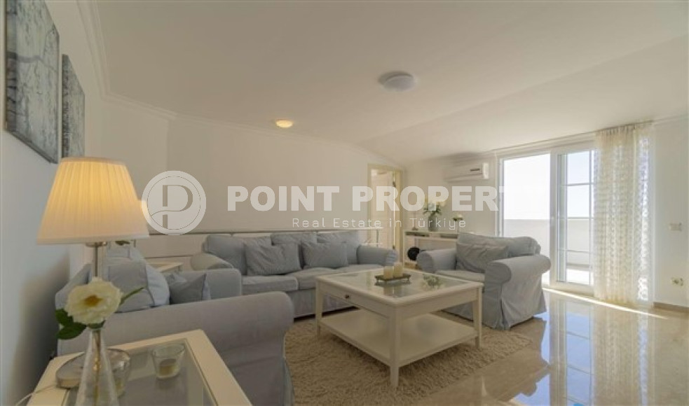 Роскошный пентхаус 4+2, 180м2, с завораживающими видами на море и Аланийскую крепость, район Тосмур.-id-2078-фото-13