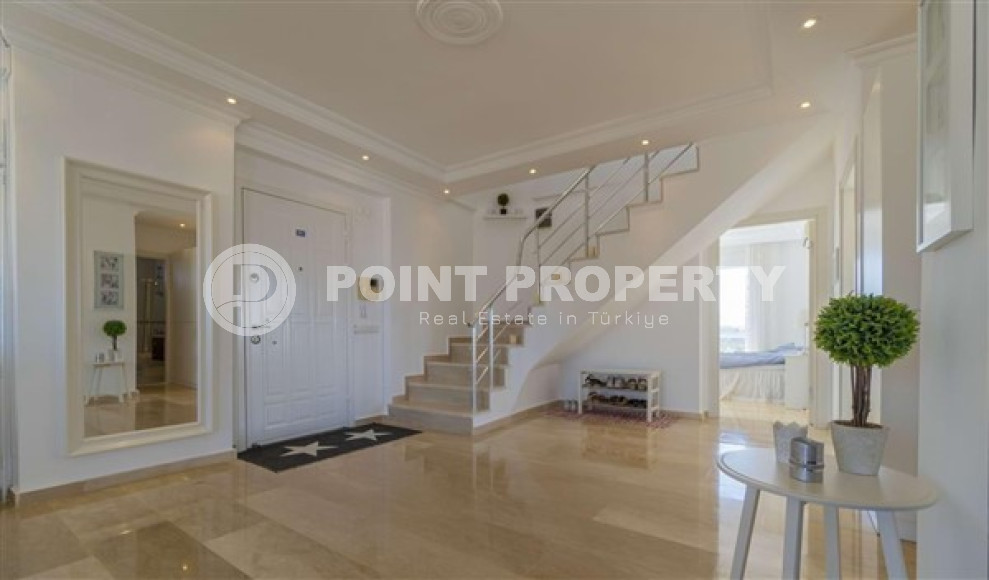 Роскошный пентхаус 4+2, 180м2, с завораживающими видами на море и Аланийскую крепость, район Тосмур.-id-2078-фото-18