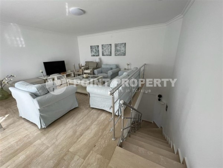 Роскошный пентхаус 4+2, 180м2, с завораживающими видами на море и Аланийскую крепость, район Тосмур.-id-2078-фото-25