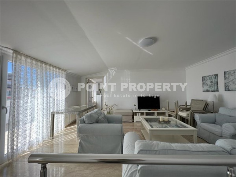 Роскошный пентхаус 4+2, 180м2, с завораживающими видами на море и Аланийскую крепость, район Тосмур.-id-2078-фото-27