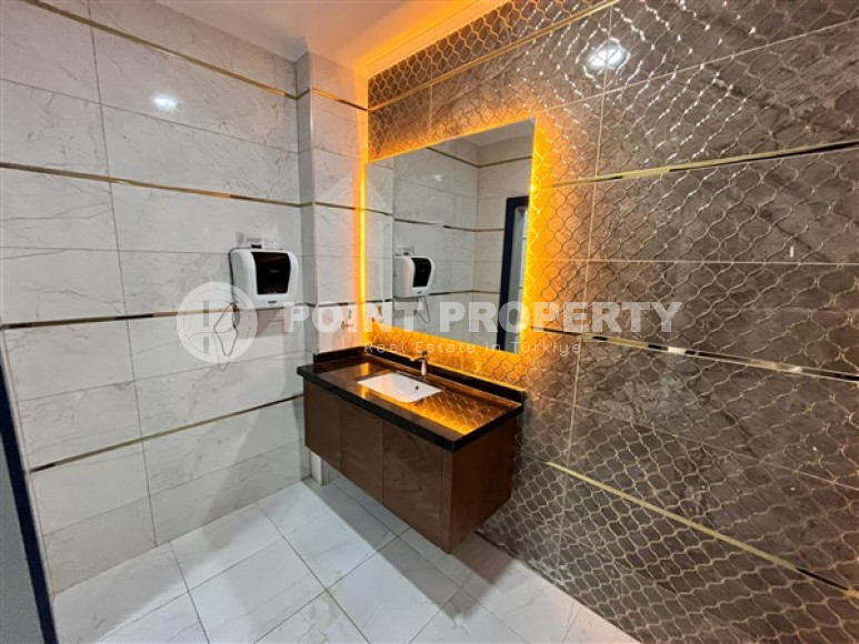 Апартаменты 1+1, 56м2 в популярном районе Махмутлар. До моря 750 метров.-id-2081-фото-9