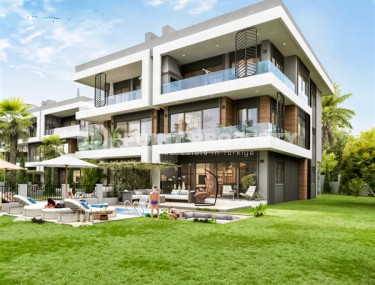 Современные виллы в районе Тепе, личный бассейн и сад. 670 м2.-id-1158-фото-2