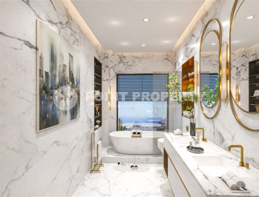 Современные виллы в районе Тепе, личный бассейн и сад. 670 м2.-id-1158-фото-3