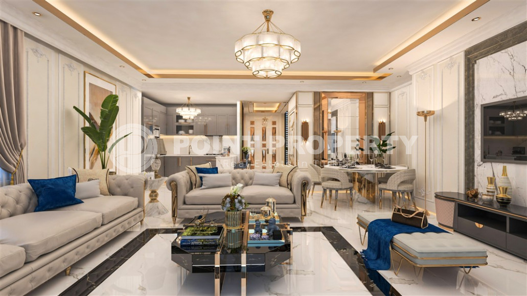 Современные виллы в районе Тепе, личный бассейн и сад. 670 м2.-id-1158-фото-6