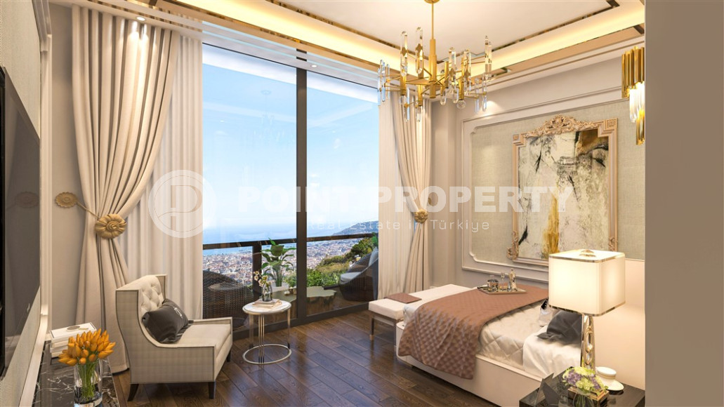 Современные виллы в районе Тепе, личный бассейн и сад. 670 м2.-id-1158-фото-12