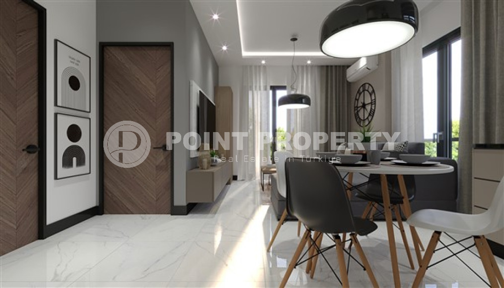 Двухкомнатная квартира, 55м², в комплексе на этапе строительства в центре Алании, 150м от пляжа Кейкубат-id-2087-фото-10