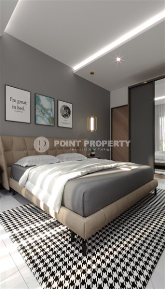 Двухкомнатная квартира, 55м², в комплексе на этапе строительства в центре Алании, 150м от пляжа Кейкубат-id-2087-фото-17