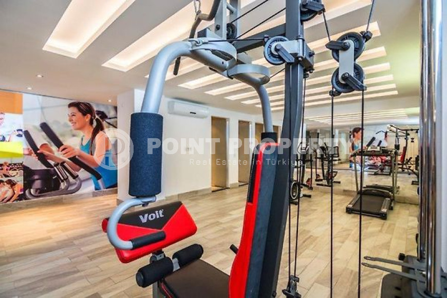 Меблированная двухкомнатная квартира, 60м², в комплексе с инфраструктурой в 500м от пляжа Клеопатры-id-2088-фото-15