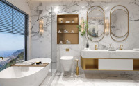 Modern villas in the Tepe area, private pool and garden. 670 m2.-id-1158-photo-17