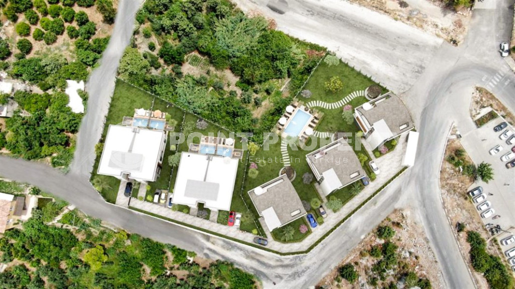 Современные виллы в районе Тепе, личный бассейн и сад. 670 м2.-id-1158-фото-21