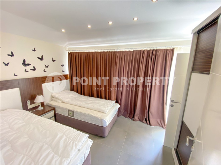 Вилла 4+1 на Средиземном побережье готовая для проживания в Каргыджаке, 250 м2 с аквапарком на территории.-id-1159-фото-4