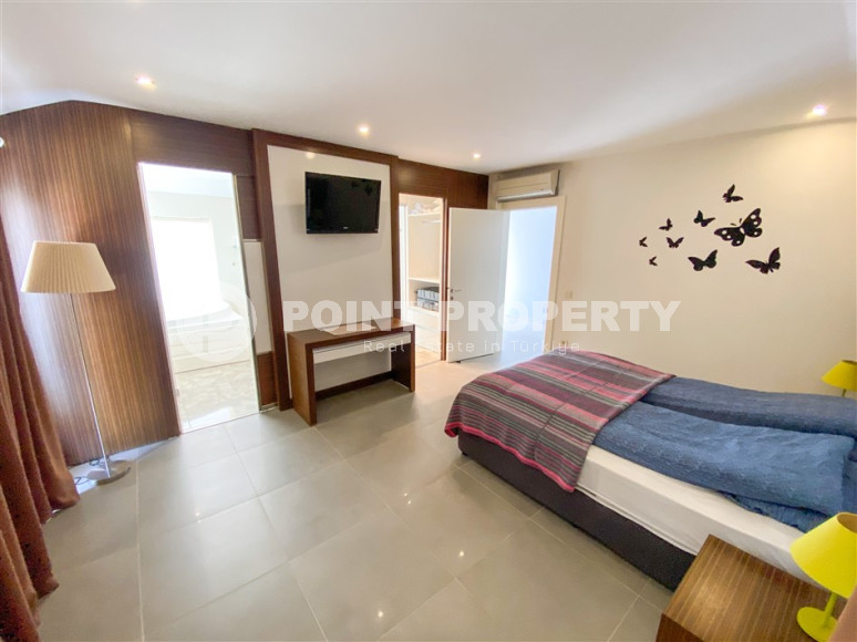 Вилла 4+1 на Средиземном побережье готовая для проживания в Каргыджаке, 250 м2 с аквапарком на территории.-id-1159-фото-7