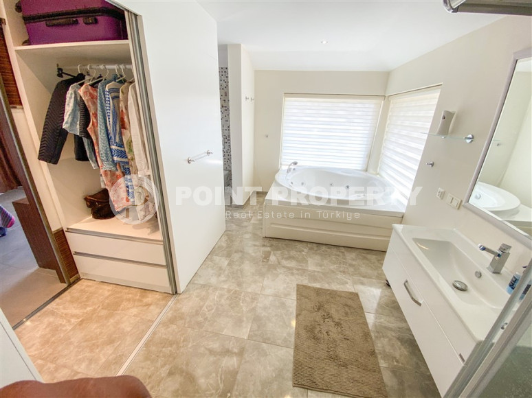 Вилла 4+1 на Средиземном побережье готовая для проживания в Каргыджаке, 250 м2 с аквапарком на территории.-id-1159-фото-8