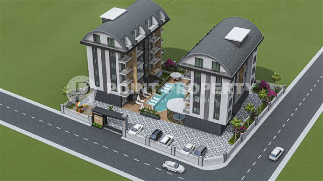 Небольшой проект бутик всего на 32 квартиры в районе Оба-id-2094-фото-24