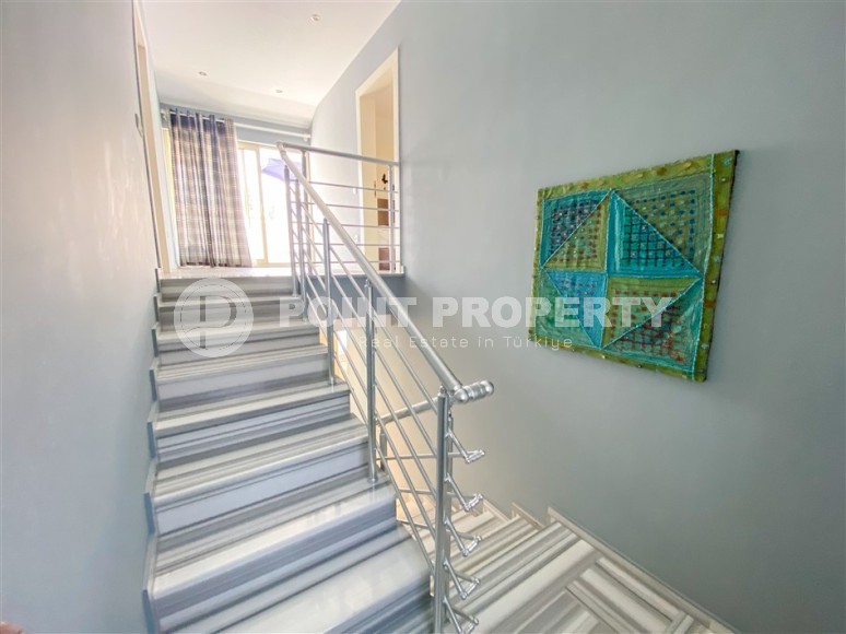 Вилла 4+1 на Средиземном побережье готовая для проживания в Каргыджаке, 250 м2 с аквапарком на территории.-id-1159-фото-17