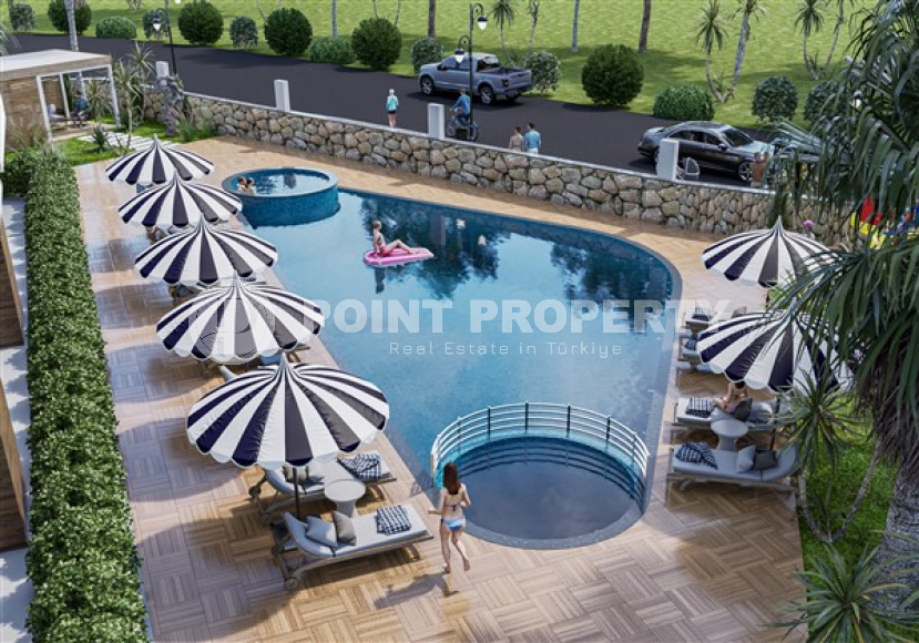 Apartments of different layouts, 62-135m², in a complex under construction, 550m from the sea in the Tosmur area, Alanya-id-2096-photo-8