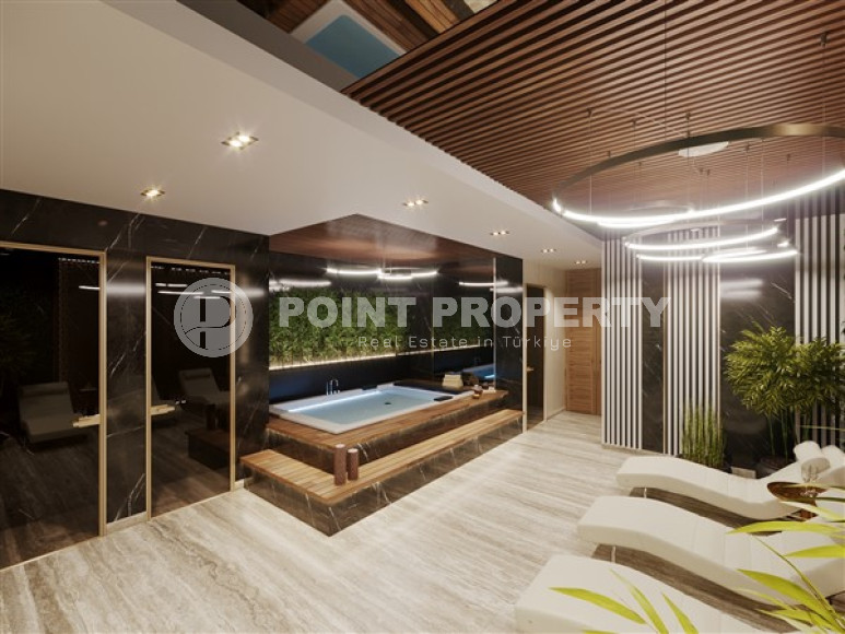 Apartments of different layouts, 62-135m², in a complex under construction, 550m from the sea in the Tosmur area, Alanya-id-2096-photo-26