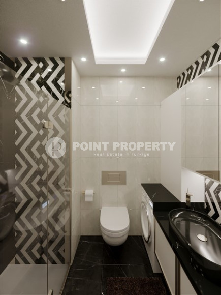 Apartments of different layouts, 62-135m², in a complex under construction, 550m from the sea in the Tosmur area, Alanya-id-2096-photo-38