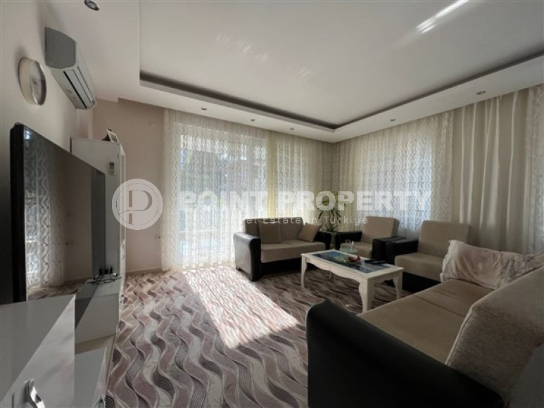 Готовая к проживанию, трехкомнатная квартира, 100м², в районе Алании - Тосмур, в 400м до моря-id-2097-фото-3