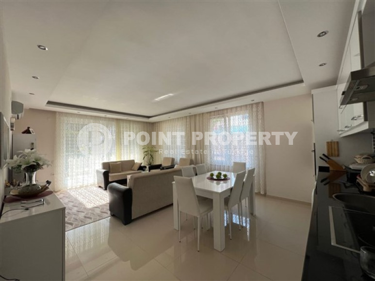 Готовая к проживанию, трехкомнатная квартира, 100м², в районе Алании - Тосмур, в 400м до моря-id-2097-фото-6