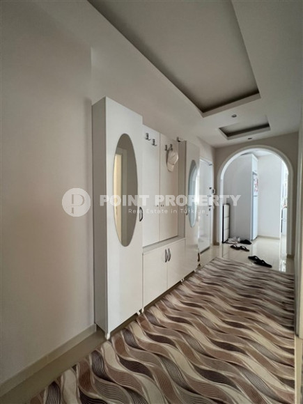 Готовая к проживанию, трехкомнатная квартира, 100м², в районе Алании - Тосмур, в 400м до моря-id-2097-фото-7